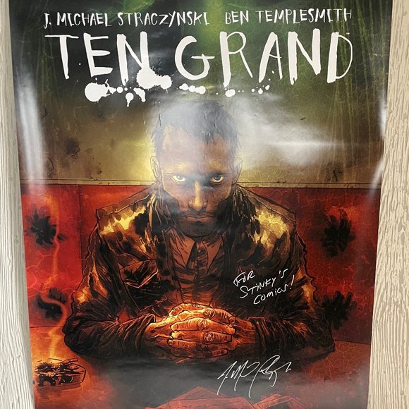 Ten Grand Image Comics 24x36 Poster Signed by J. Michael Straczynski Autographed - Picture 6 of 10